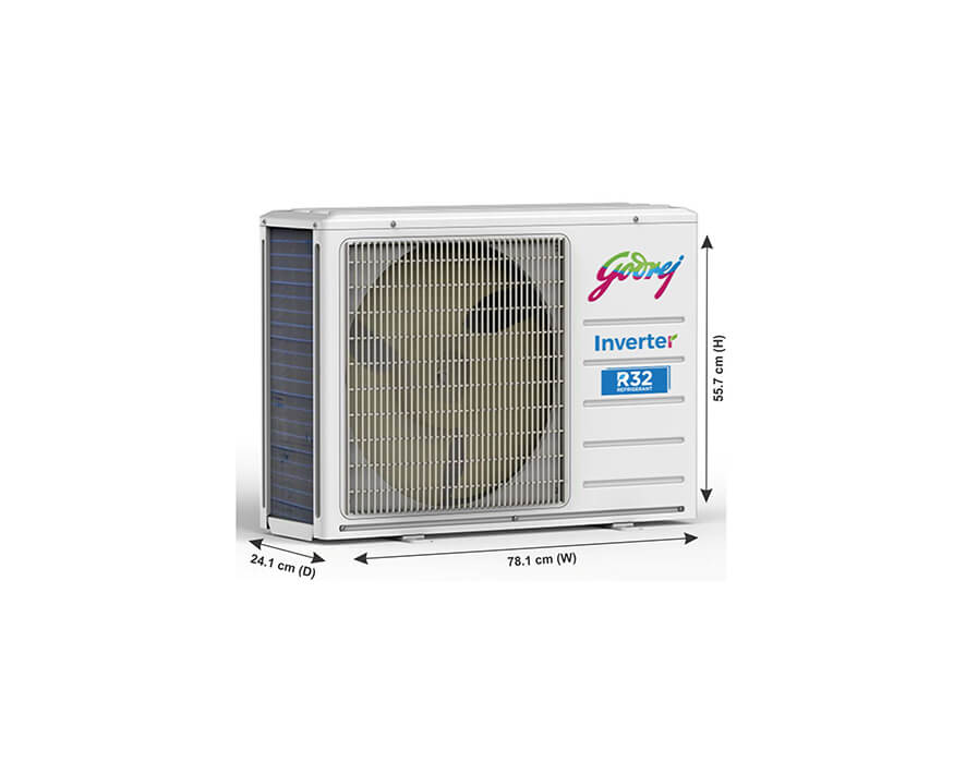 Buy Godrej Ton Split Inverter Ac T Gsc Itc Wua Star White