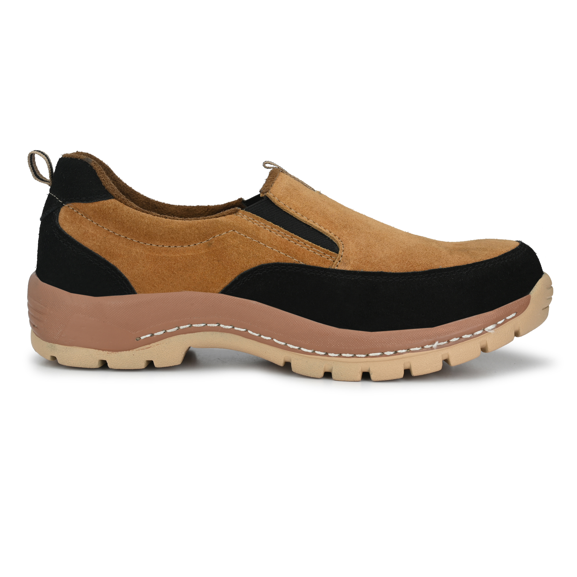 Buy ArmaDuro ADR1003 Suede Leather Steel Toe Safety Shoes Tan Online At