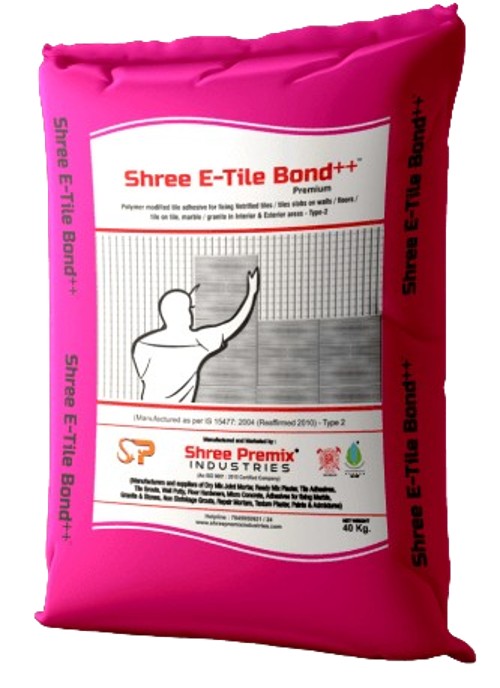 Buy Shree Premix Shree E Tile Bond Polymer Modified Cementitious Tile