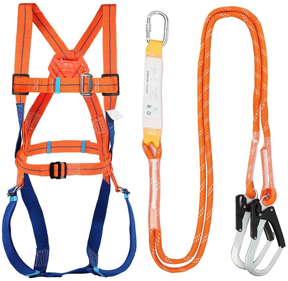 Buy Garware Synthetic Fibre Full Body Double Rope Scaffold Safety Harness M  online at best rates in India