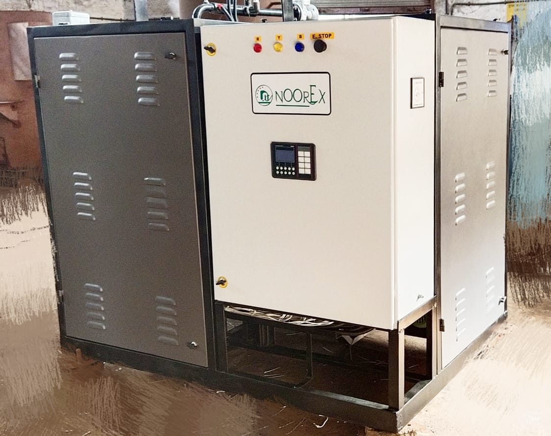 NOOREX 100 - 3000 kg/hr Cylindrical Fire Tube Boiler 10 - 17.5 kg/cm2_2