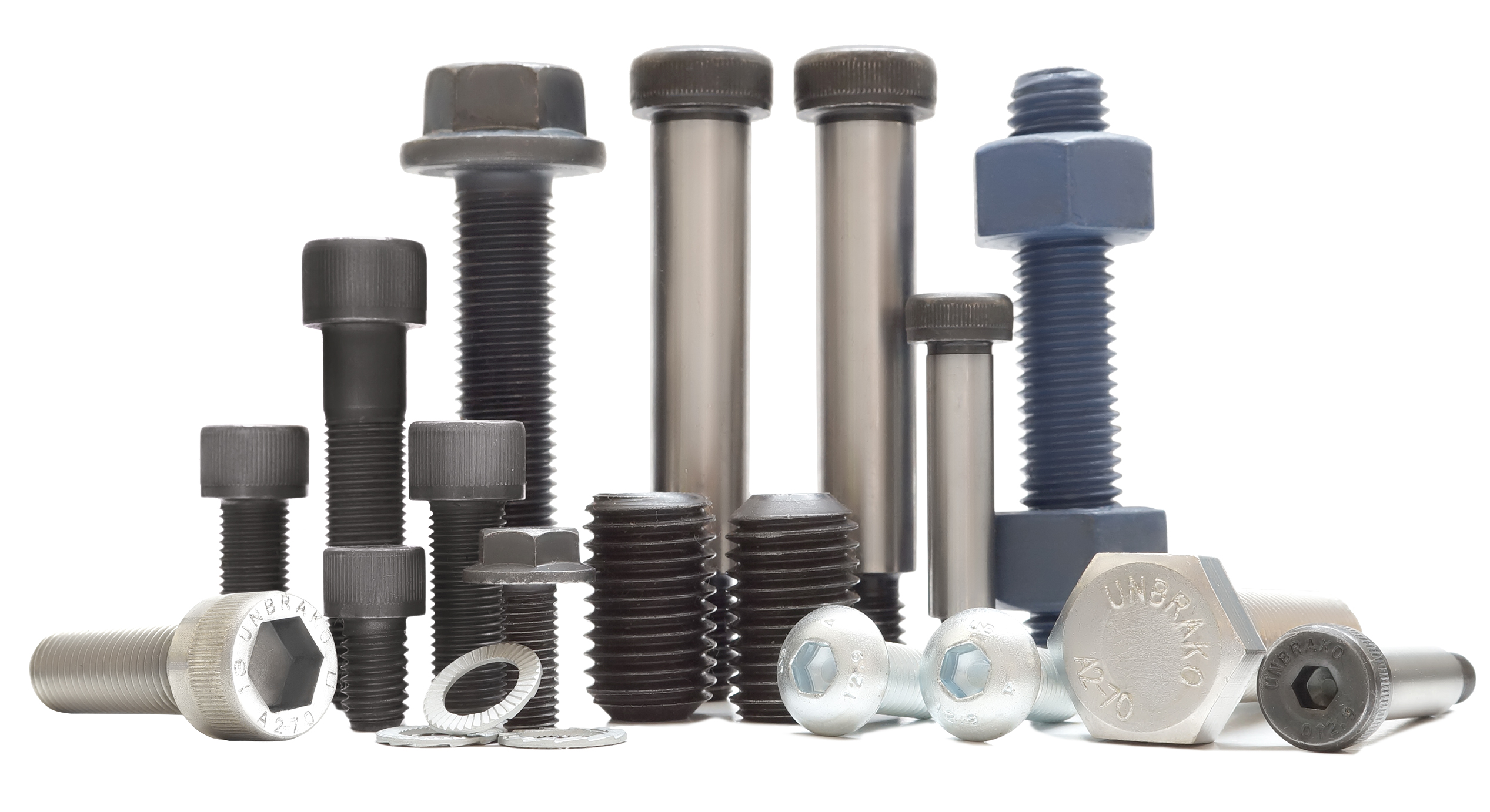 Unbrako M4 - M48 High Tensile Steel Hexagon Head Bolts 10.9 300 mm_1