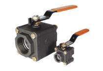 L&T 1 inch Manual Cast Steel Ball Valves Threaded_0