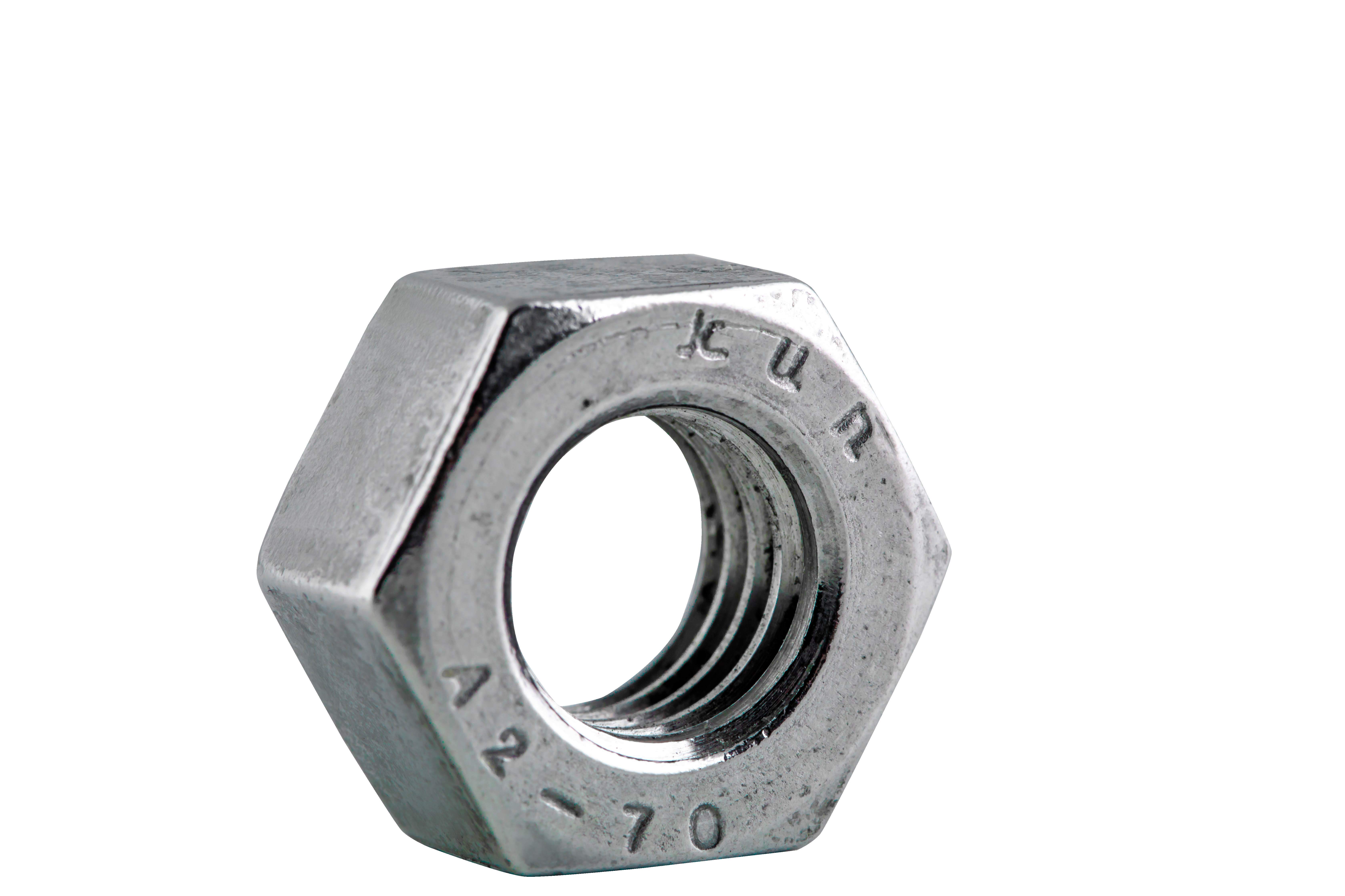 FXT M12 Hexagon Head Nuts Stainless Steel SS 304 Natural Finish ISO 4032_1