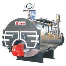 500 kg/hr Cylindrical Fire Tube Boiler IBR Steam 10.54 kg/cm2_0