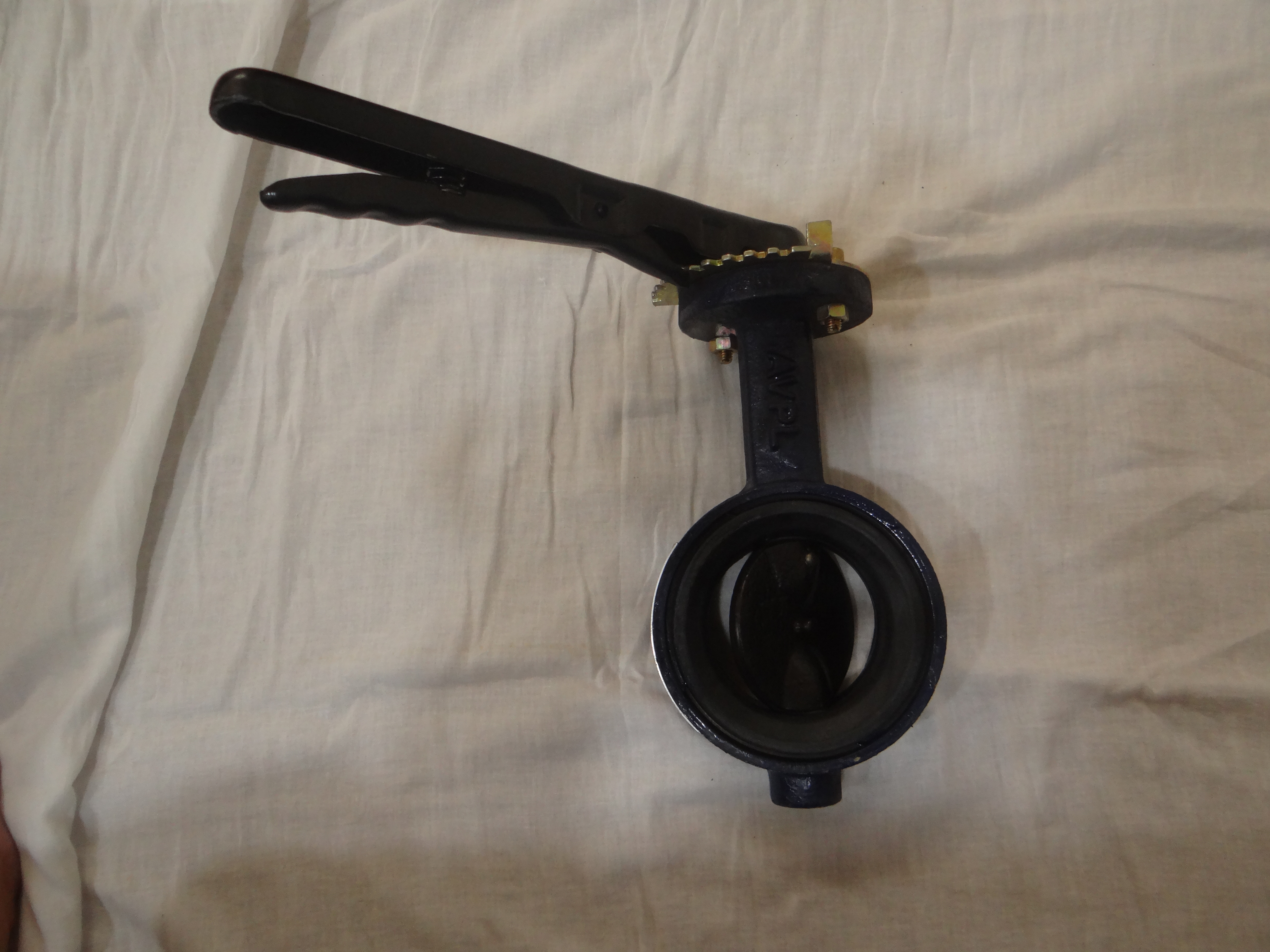 40 - 600 mm Motorized CI Butterfly Valves Insertion between Flanges_3