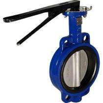 KRANTI 100 mm Lever Operated CI Butterfly Valves Flanged PN 10_0
