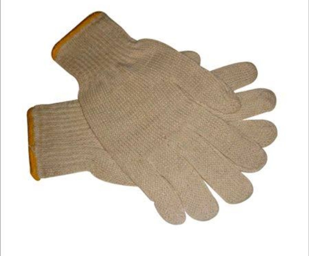 SIYAMALATECH Knitted Cotton Safety Gloves Standard_4