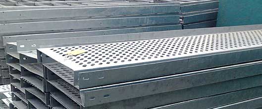 Bemco Mild Steel 1.6, 2, 2.5, 3 mm 25, 50, 75, 100 mm Perforated Cable Trays_2