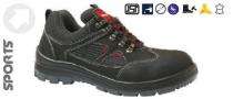 Gabro111 Nubuck Leather Steel Toe Safety Shoes Black_0