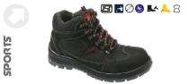 Gabro112 Nubuck Leather Steel Toe Safety Shoes Black_0