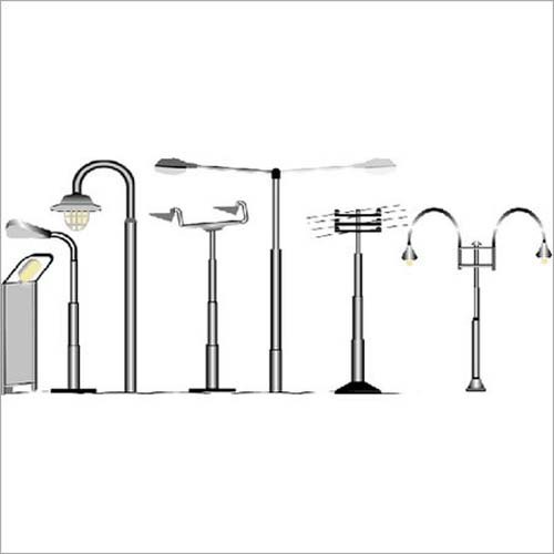 KPC Galvanized Steel 9.5 m 410 SP-37 Swaged Steel Tubular Poles_3