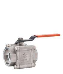 L&T 0.25 inch Lever CF8M Ball Valves BSPT SS316 PTFE Full Bore_0
