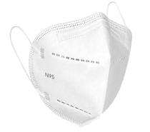 N95 Non Woven, Crystal Nose Masks Standard White_0