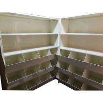 Stainless Steel Angle Frame 5 Layers Industrial Racks 5 - 6 ft_0