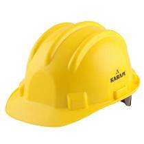 Karam HDPE Yellow Air Ventilated Safety Helmets_0