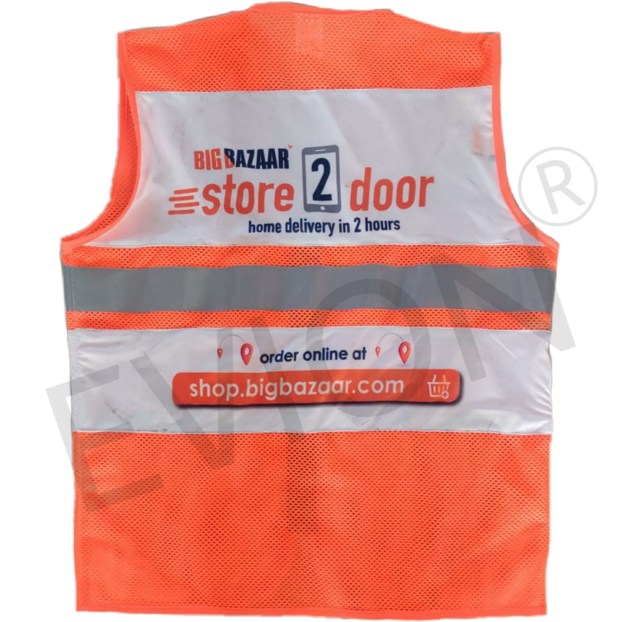 EVION Polyester Safety Jackets XL ES-BB01 Reflective Orange_1