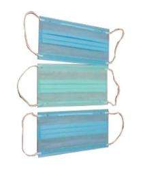 Disposable Cotton Nose Masks Standard Green, Blue_0