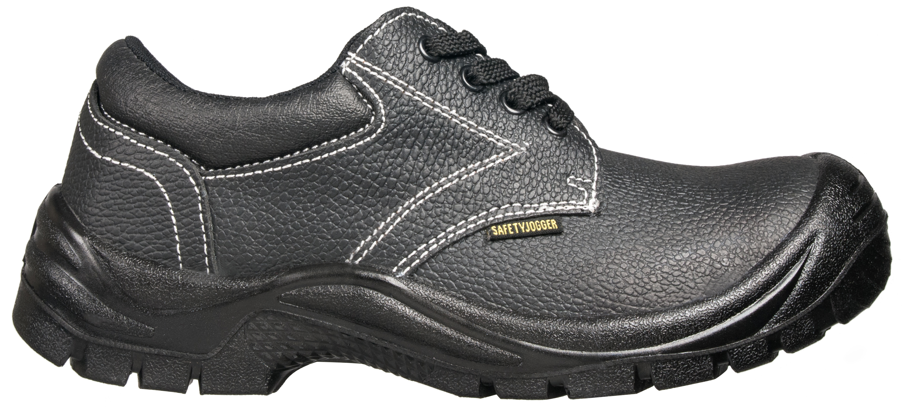 Safety Jogger SAFETYRUN - S1P SRC Real Leather Steel Toe Safety Shoes Black_1