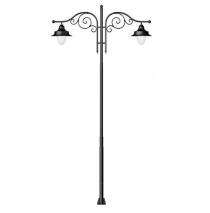 OPE Mild Steel 3 m Black Decorative Light Poles_0