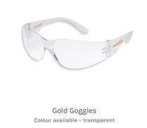 STANLEY Polycarbonate Safety Goggles Punk Clear Gold_0