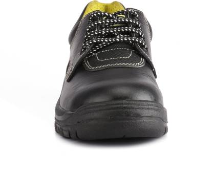 WILD BULL Real Leather Steel Toe Safety Shoes Black_2