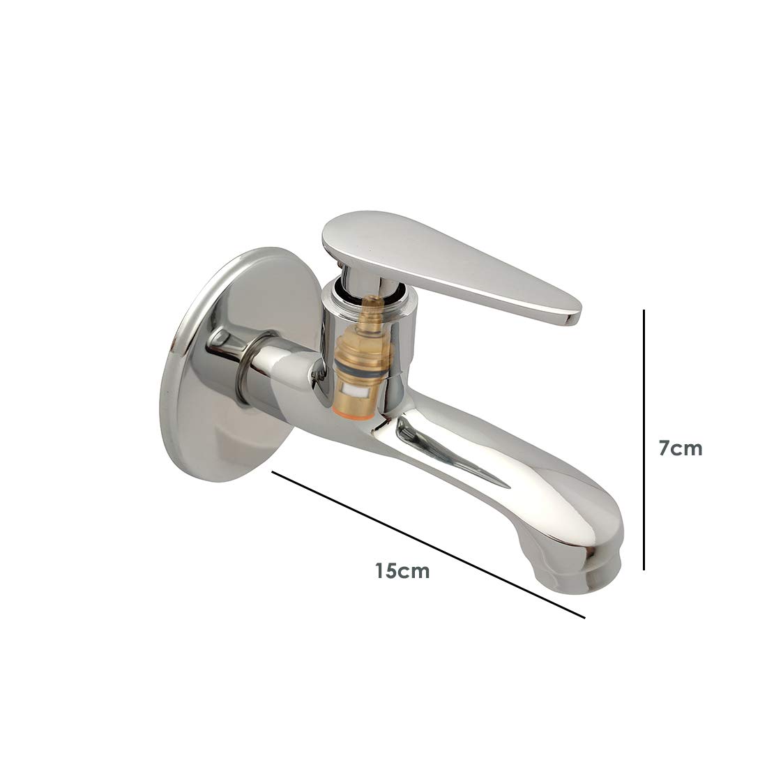 Anatomix Brass Taps Chrome Finish Wall Mounted PAN02_1