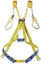 Ferreterro Polyester Full Body Double Rope Scaffold Safety Harness L_0