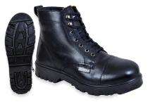 COFFER SAFETY 5012 Leather Puff Toe Safety Shoes Black_0