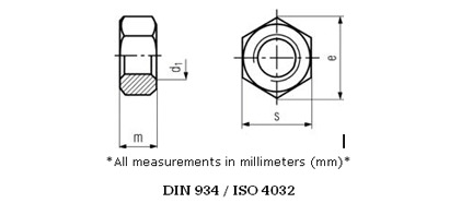 Dutux M1 - M150 Hexagon Head Nuts Brass_1