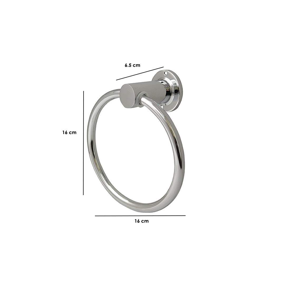 Anatomix Diplomat Towel and Napkin Holder 8.5 x 16 x 16 cm Round Ring_2