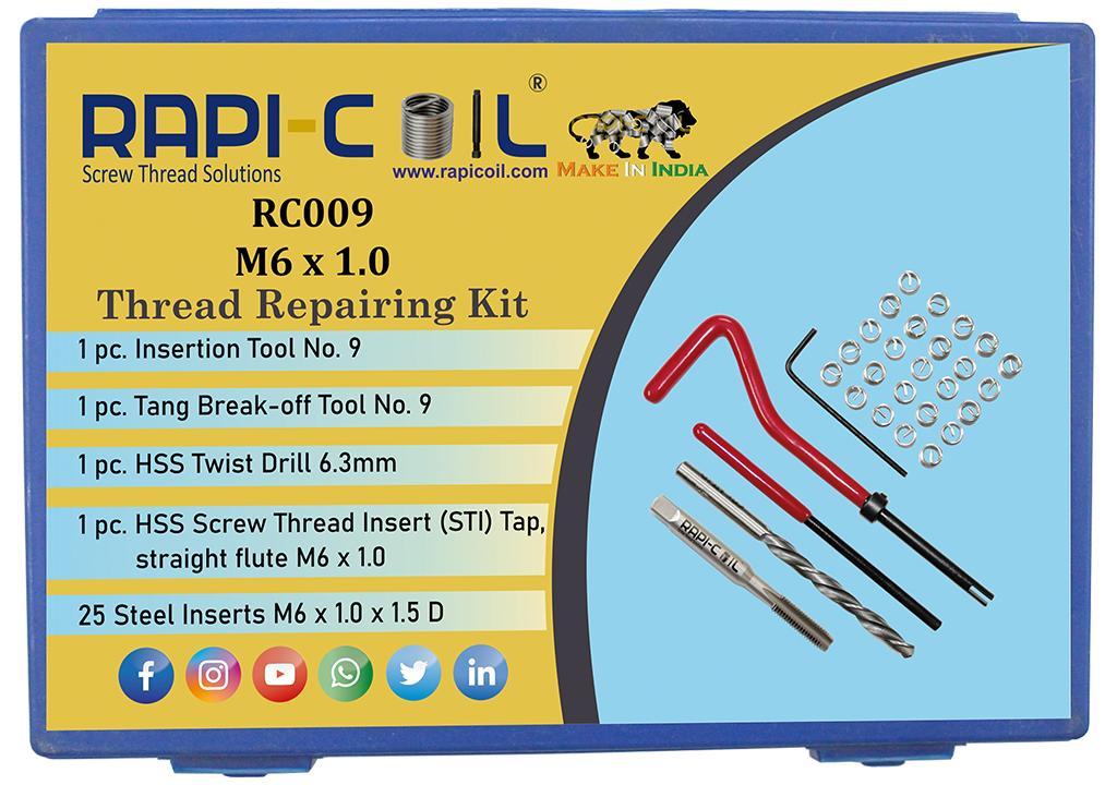 RAPICOIL Stainless Steel Metric Thread Repairing Kit RC009_1