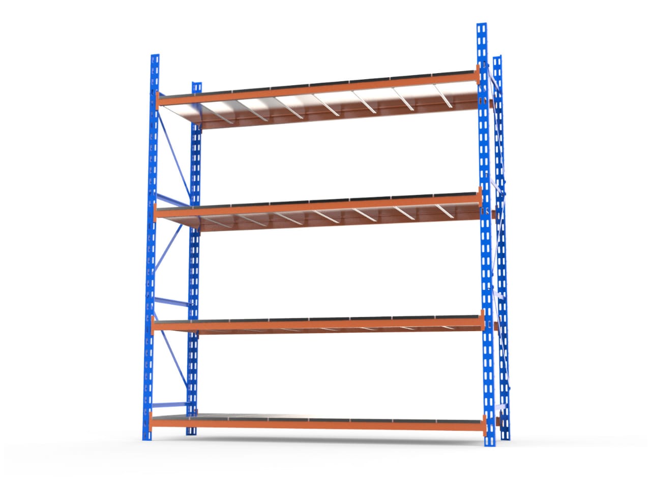 Mild Steel Pallet 5 Layers Industrial Racks 12 ft_3