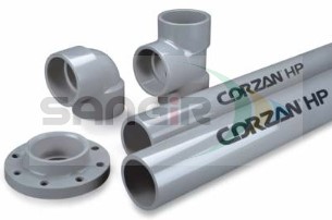 CORZAN 20 - 400 mm CPVC Pipes SCH 40, SCH 80 5 m_1