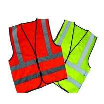 REFLECTO SAFE Nylon Safety Jackets L Radium Yellow, Red_0