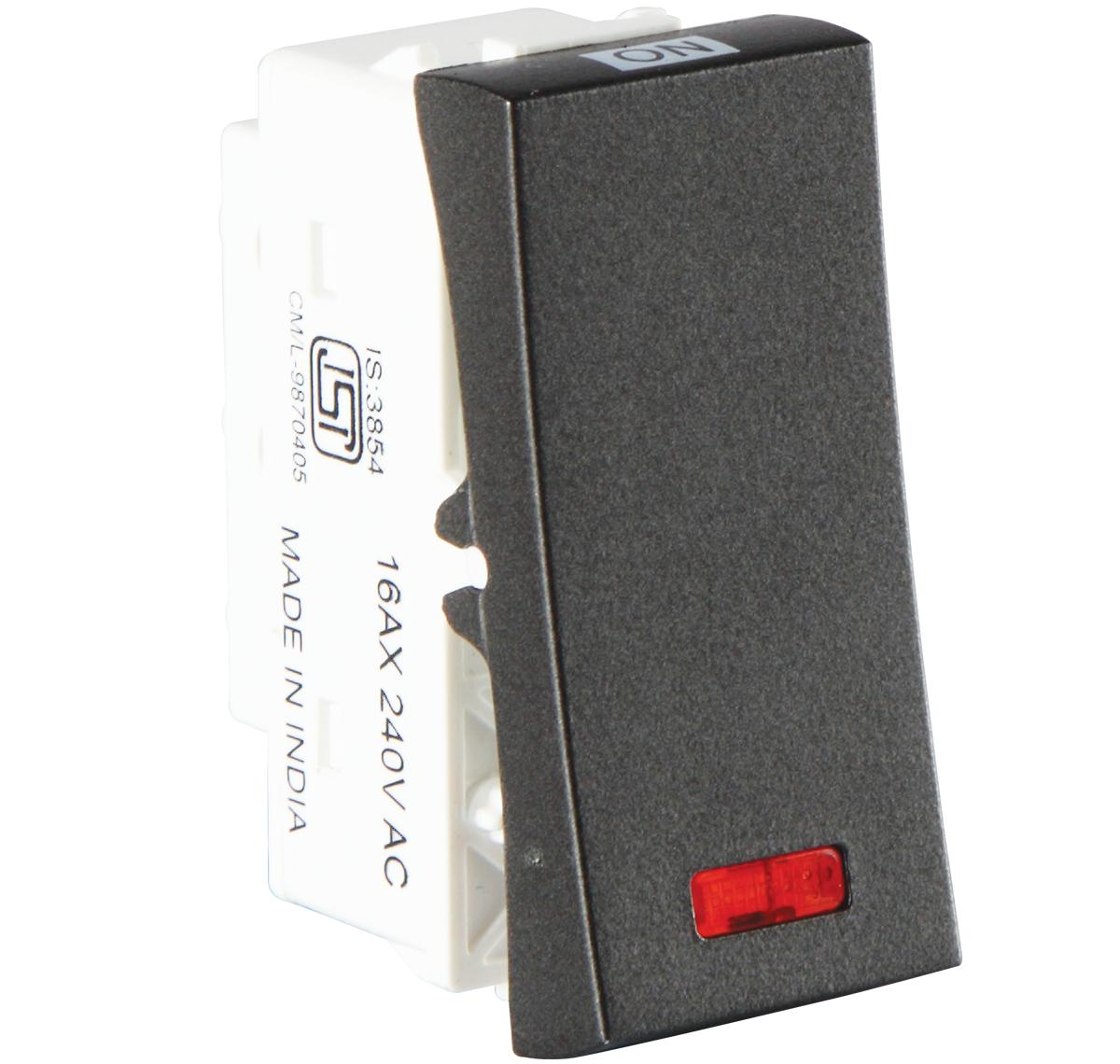 Buy Crabtree 16AX 1 Way with Ind Grey Electrical Switches online at ...