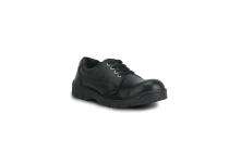 TEKTRON Real Leather Steel Toe Safety Shoes Black_0