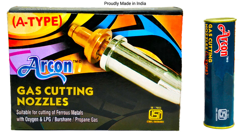 ARCON 1/8 inch Acetylene A Type Cutting Nozzles 0 - 10 mm_1