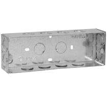 Havells 8 M (H) 6 Clamp 8 Module Silver MS GI Box_0