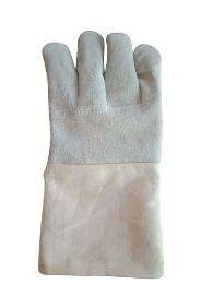Leather Cotton Safety Gloves 4 inch_0