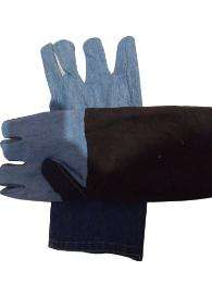 Heat Resistant Full Hand Jeans Safety Gloves 4 inch_0