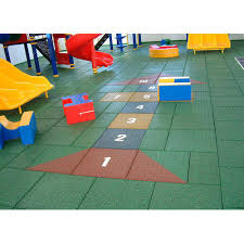 ECO FLOR Rubber Tiles square 10  mm_1