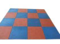 ECO FLOR Rubber Tiles square 10  mm_0