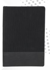 FUZO Soft Ribbed PU Notebooks 14.3 x 21.3 cm_1