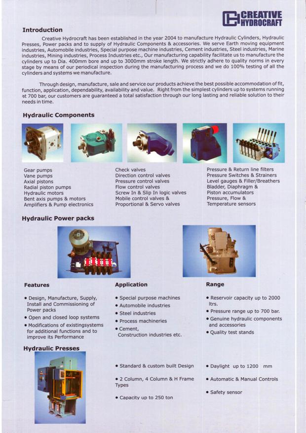 Creative HydroCraft Upto 3000 mm Mill Type Cylinder Upto 700 bar 40 mm Clevis_1
