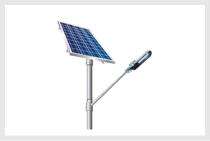 DSP White Poly Perc LED Aluminium 12 Ah Solar Street Light_0