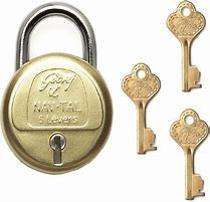 Brass Lock and Key Door Locks_0