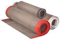 7 ft Plain, Modular, Cleated Conveyer Belts PTFE 3 mm_0