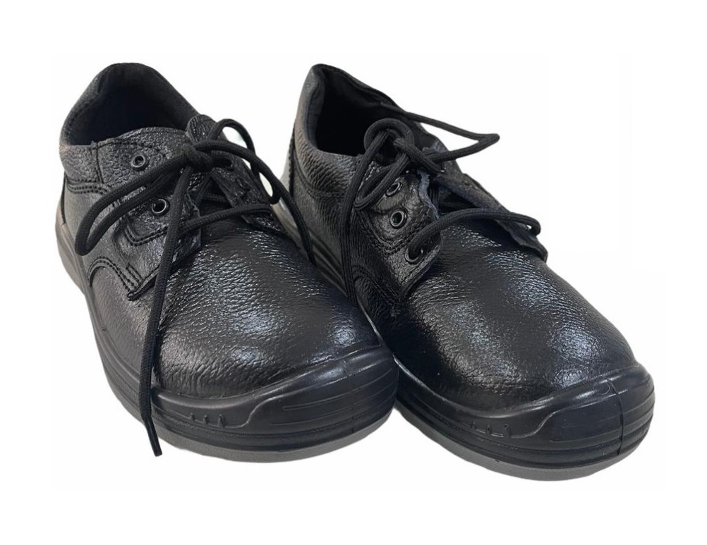 Ellen Plus EP LEO DD Real Leather Steel Toe Safety Shoes Black_1