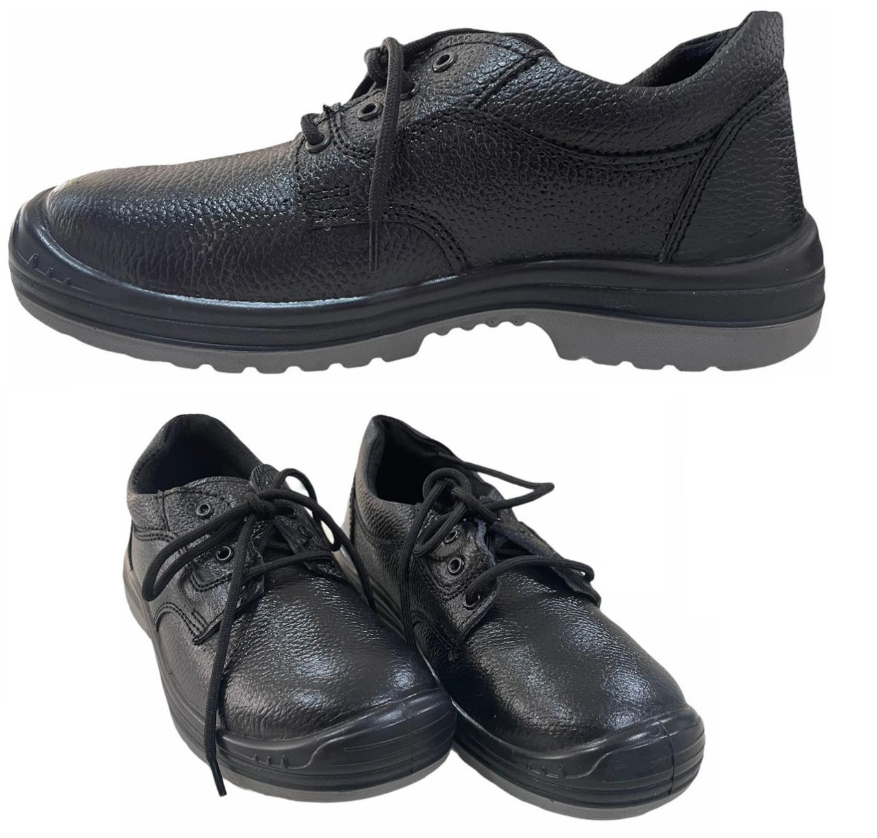 Ellen Plus EP LEO DD Real Leather Steel Toe Safety Shoes Black_2